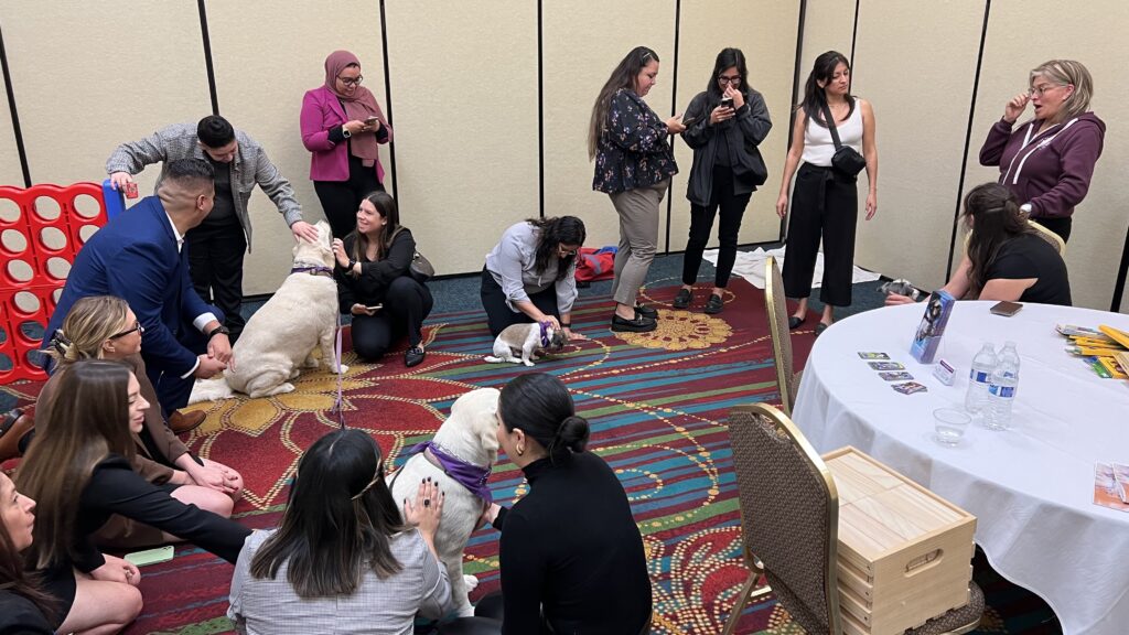 The Good Shepards Foundation and WayMakers OC Join Forces at the Victims’ Rights Conference, Championing Healing and Hope with Elite Purple Pack Therapy Dogs